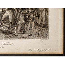 Gravure de 1841 - Bataille du Trocadéro - 5