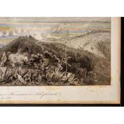 Gravure de 1841 - Débarquement de Sidi-Ferruch - 5