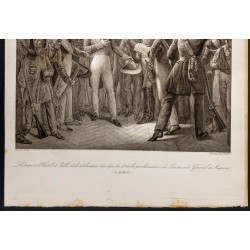 Gravure de 1841 - Proclamation de Louis Philippe - 3