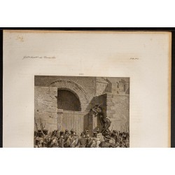 Gravure de 1841 - Occupation d'Ancône - 2