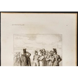 Gravure de 1841 - Le Duc de Nemours à Anvers - 2