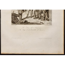 Gravure de 1841 - Le Duc de Nemours à Anvers - 3