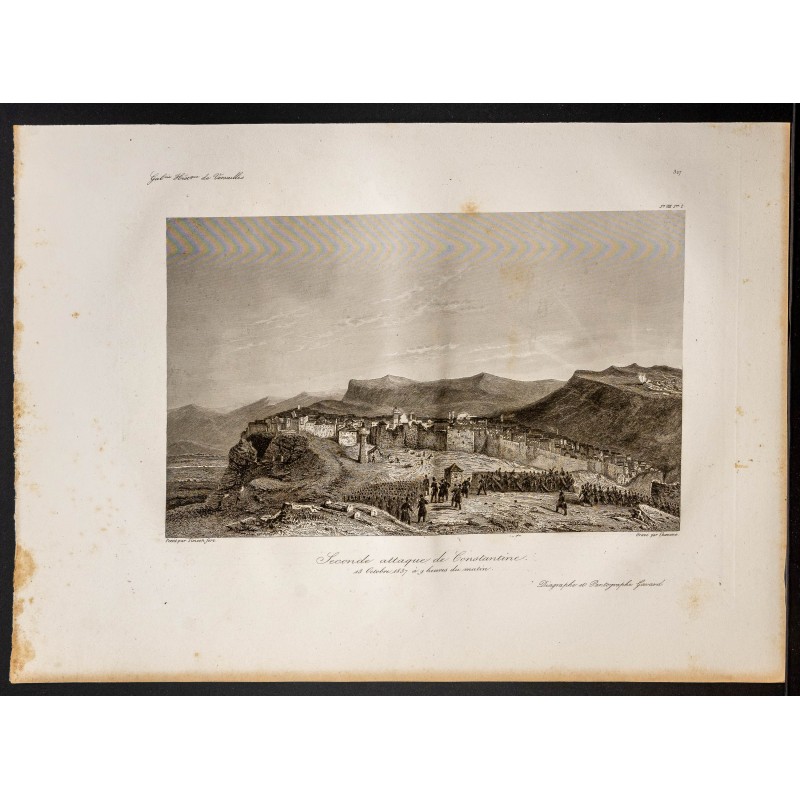 Gravure de 1841 - Seconde attaque de Constantine - 1