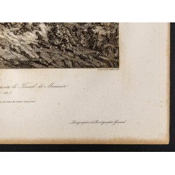 Gravure de 1841 - Bataille du col de Mouzaïa - 5