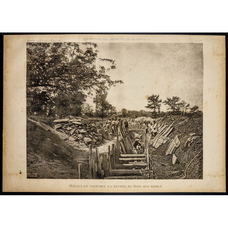 Gravure de 1882 - Aqueduc de la Dhuis - 1