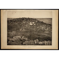 Gravure de 1882 - Aqueduc de la Vanne - 1