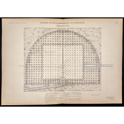 Gravure de 1882 - Réservoir de Ménilmontant - 1