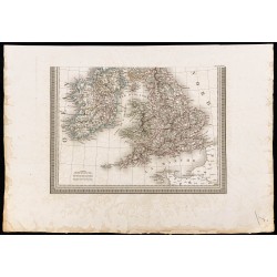 Gravure de 1827 - Iles britanniques - 2