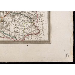 Gravure de 1827 - Carte générale de l'Allemagne - 5