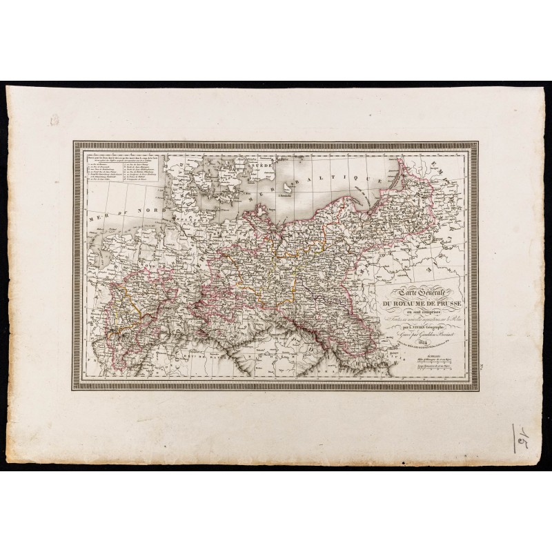 Gravure de 1827 - Royaume de Prusse - 1