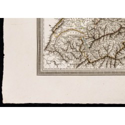 Gravure de 1827 - Carte de la Suisse - 4