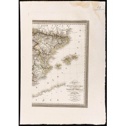 Gravure de 1827 - Espagne & Portugal - 2