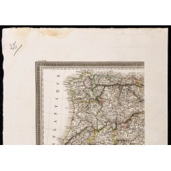 Gravure de 1827 - Espagne & Portugal - 3
