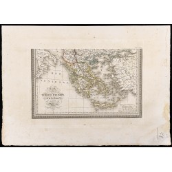 Gravure de 1827 - Grèce (Turquie d'Europe) - 2