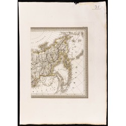 Gravure de 1827 - Russie d'Asie ou résumé en Sibérie - 2