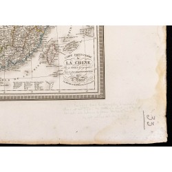 Gravure de 1827 - Carte de la Chine - 5