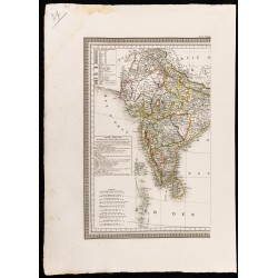 Gravure de 1827 - Indes et Hindoustan - 1