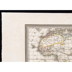 Gravure de 1827 - Carte de l'Afrique - 2