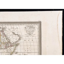 Gravure de 1827 - Carte de l'Afrique - 3