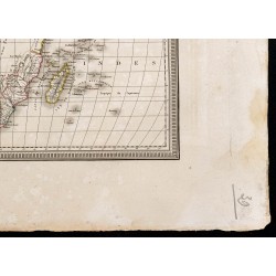 Gravure de 1827 - Carte de l'Afrique - 5