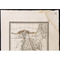 Gravure de 1827 - Carte de l'Égypte - 2