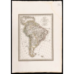 Gravure de 1827 - Amérique du sud - 1