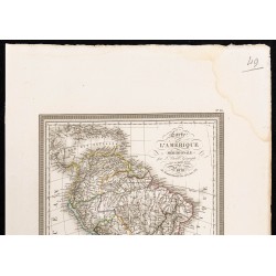 Gravure de 1827 - Amérique du sud - 2