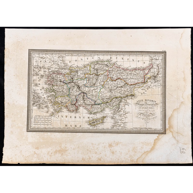 Gravure de 1827 - Asie mineure sous César - 1
