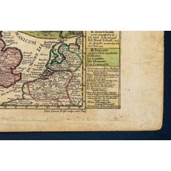 Gravure de 1785 - Carte des îles britanniques - 5