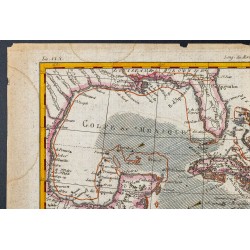 Gravure de 1773ca - Antilles et Golfe du Mexique - 2
