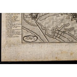 Gravure de 1720ca - Plan ancien de Douai - 4