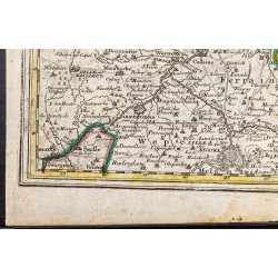 Gravure de 1720 - Menin et ses environs - 4