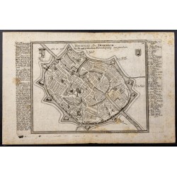 Gravure de 1720 - Plan de Tournai - 1