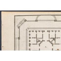 Gravure de 1720 - Château de Marly - 2