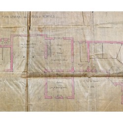 Gravure de 1861 - Écuries du château de Grenade - 3