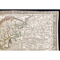 Gravure de 1731 - Carte de l'Europe - 3