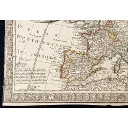 Gravure de 1731 - Carte de l'Europe - 4