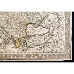 Gravure de 1731 - Carte de l'Europe - 5