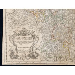 Gravure de 1780 - L'Allemagne par Guillaume Delisle - 5