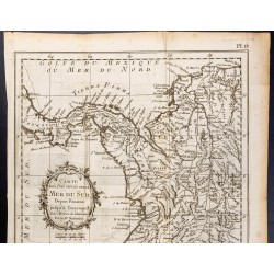 Gravure de 1778 - Carte de la Colombie, Panama et Équateur - 2