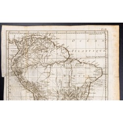 Gravure de 1778 - Carte de l'Amérique du sud - 2