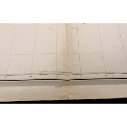 Gravure de 1876 - Océan Antarctique, Atlantique et Pacifique - 2