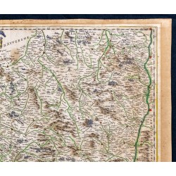 Gravure de 1650ca - Carte du Languedoc - 3