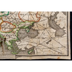 Gravure de 1794 - Carte et tableau de l'Europe - 6