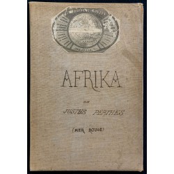 Gravure de 1887 - Spezial-Karte von Afrika - 2