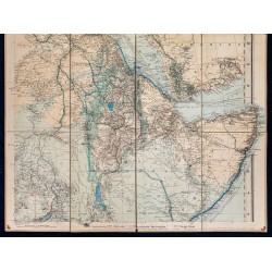 Gravure de 1887 - Spezial-Karte von Afrika - 4
