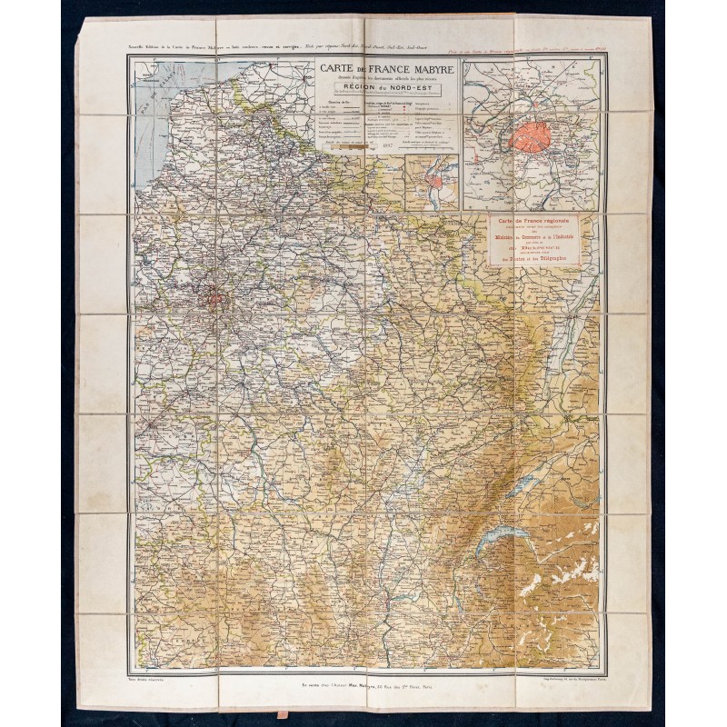 Gravure de 1897 - Région du Nord-Est - 1