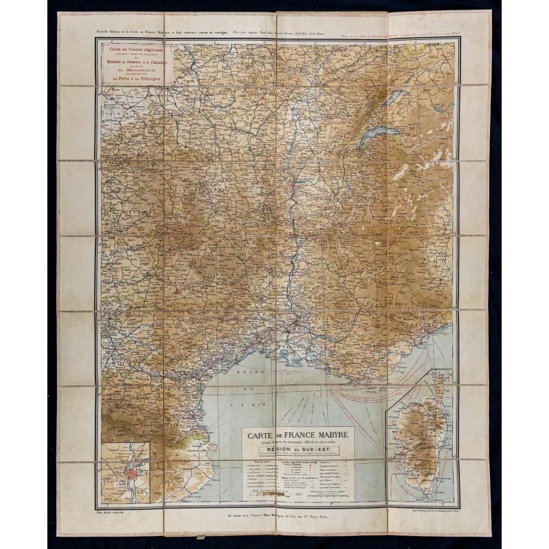 Gravure de 1897 - Région du Sud-Est - 1