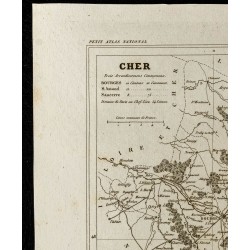 Gravure de 1833 - Département du Cher - 2