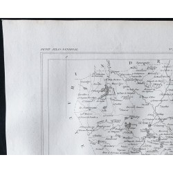 Gravure de 1833 - Département de la Creuse - 2